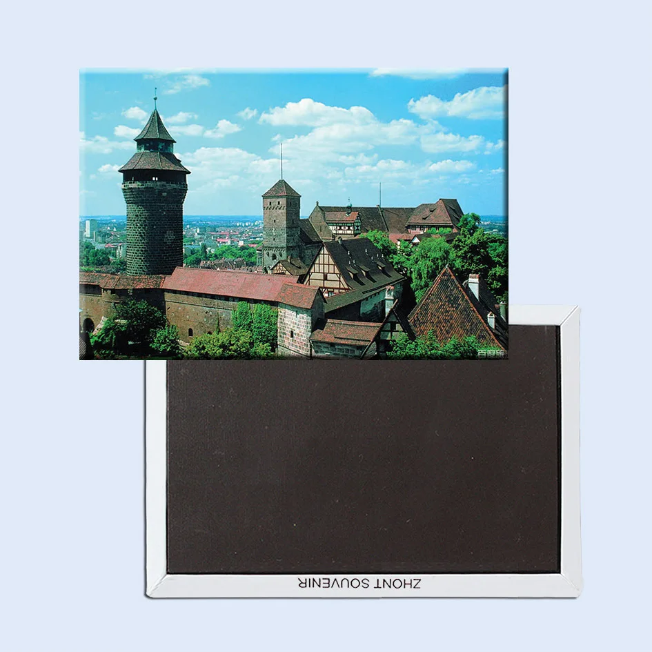 

Металлическая лампа, немецкое здание нормберга, Landscope, туристическое металлическое украшение, магнит на холодильник 5263