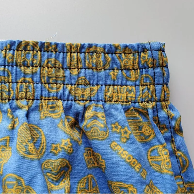 New men's underwear Woven cotton Pants Anime Mems Lounge Sleep Bottoms Shorts