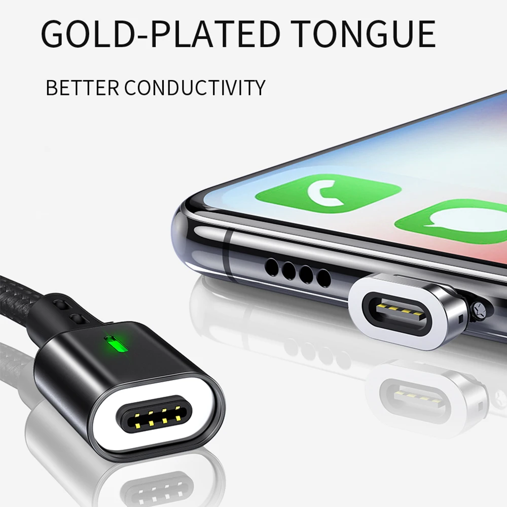 

Twitch T03 Magnetic Cable Micro usb Type C Magnetic Usb Charging Cable Microusb Type-C Magnet Charger Wire usb c For iphone 11