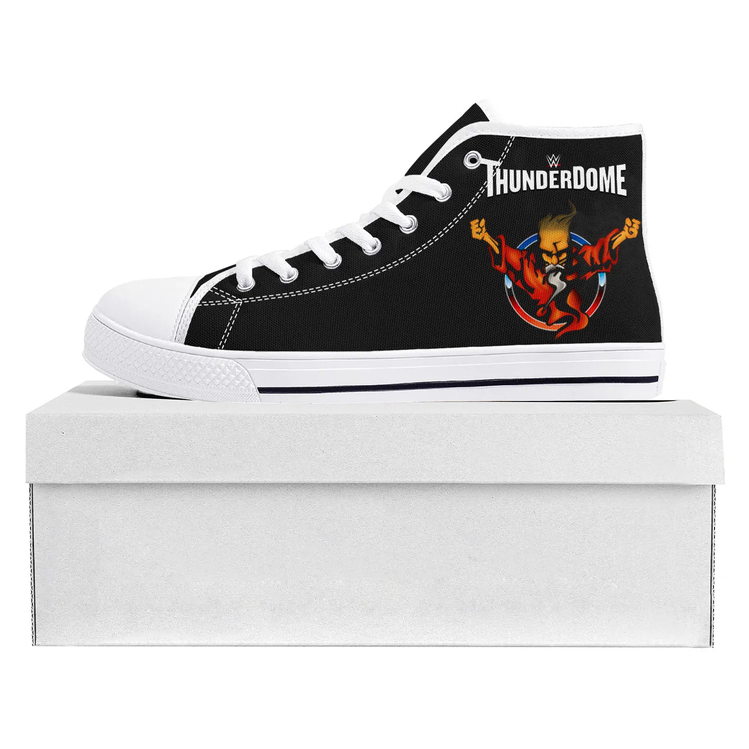 Thunderdome Electronic Music High Top High Quality Sneakers Mens Womens Teenager Canvas Sneaker Casual Couple Shoes Custom Shoe