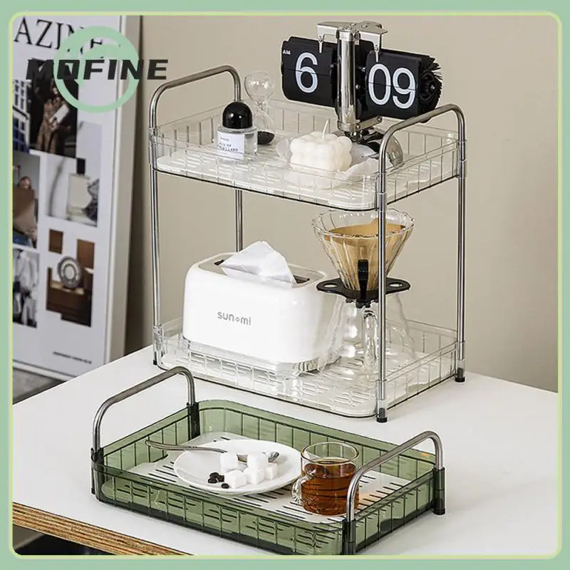 

Table Display Rack Cosmetics Display Transparent Storage Rack Bedroom Shelf Kitchen And Bathroom