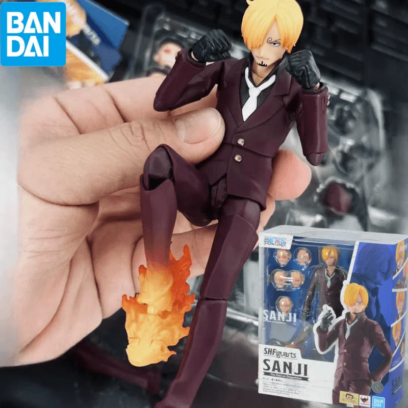 Фигурки героев мультфильма Bandai S.h. Фигуртс Sanji Raid на Onigashima фигурки аниме 15 см ПВХ