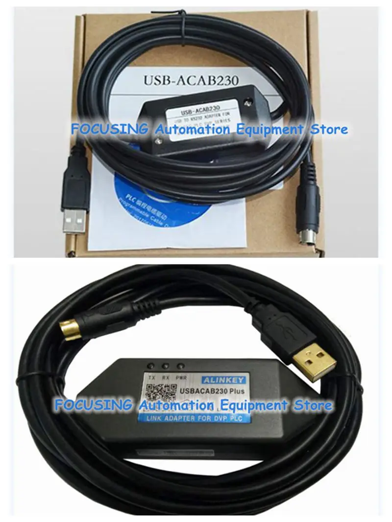 USB-ACAB230 Новый программируемый PLC USB-кабель ab230 DVP