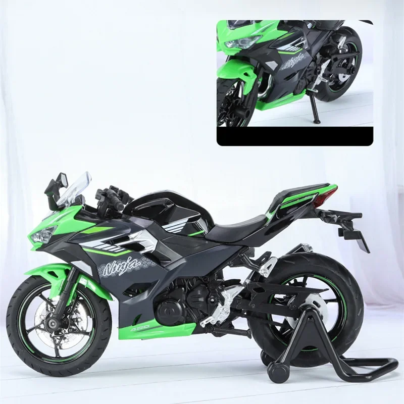 1/12 Kawasakis Ninja 400 гоночная модель мотоцикла для пересеченной местности