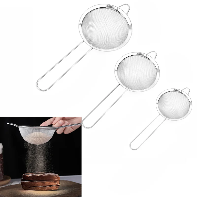 

3 шт. Нержавеющая сталь разлива нефти ложка Фильтр для кухонной посуды Совок фильтр небольшой дуршлаг Еда фильтр жареные фильтр кухня ситеч...