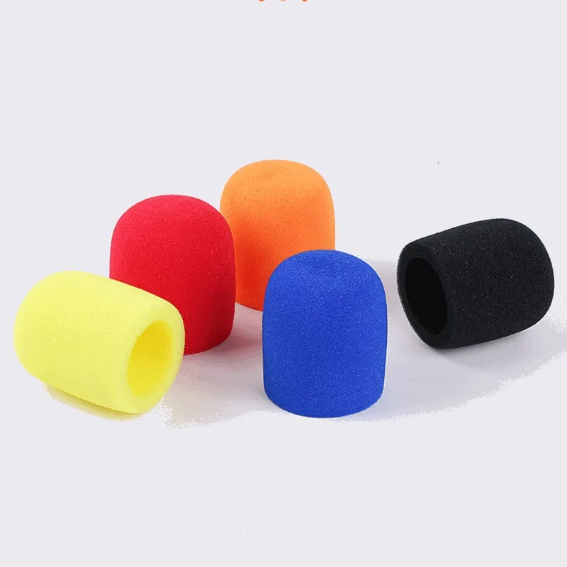 

10pcs Colorful Wireless Handheld Stage Microphone Windscreen Foam Mic Cover Karaoke Dj Microfone Sponge Pop Filter Wind Shield