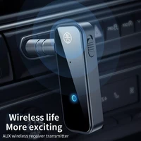 best price wireless bluetooth compatible 5 0 music receiver audio 3 5mm auto transmitter receiver headphone aux adapter handfre