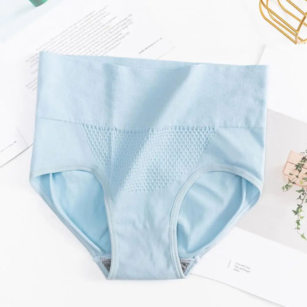 

Large Size Seamless Underwear Soft Breathable High Waist Women's Underpants Anti-septic Seamless Quick Dry 3d Honeycomb Lady