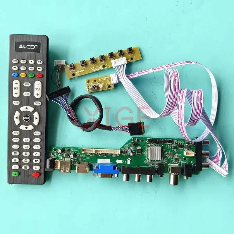 Плата контроллера драйвера для Φ/T 1366x768 14 &quotAV/USB/DHMI/VGA 40-контактный LVDS
