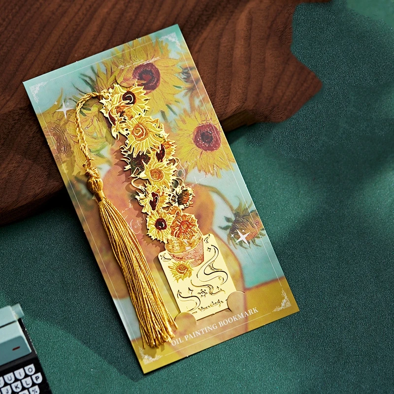 

Металлическая закладка с картиной Ван Гога