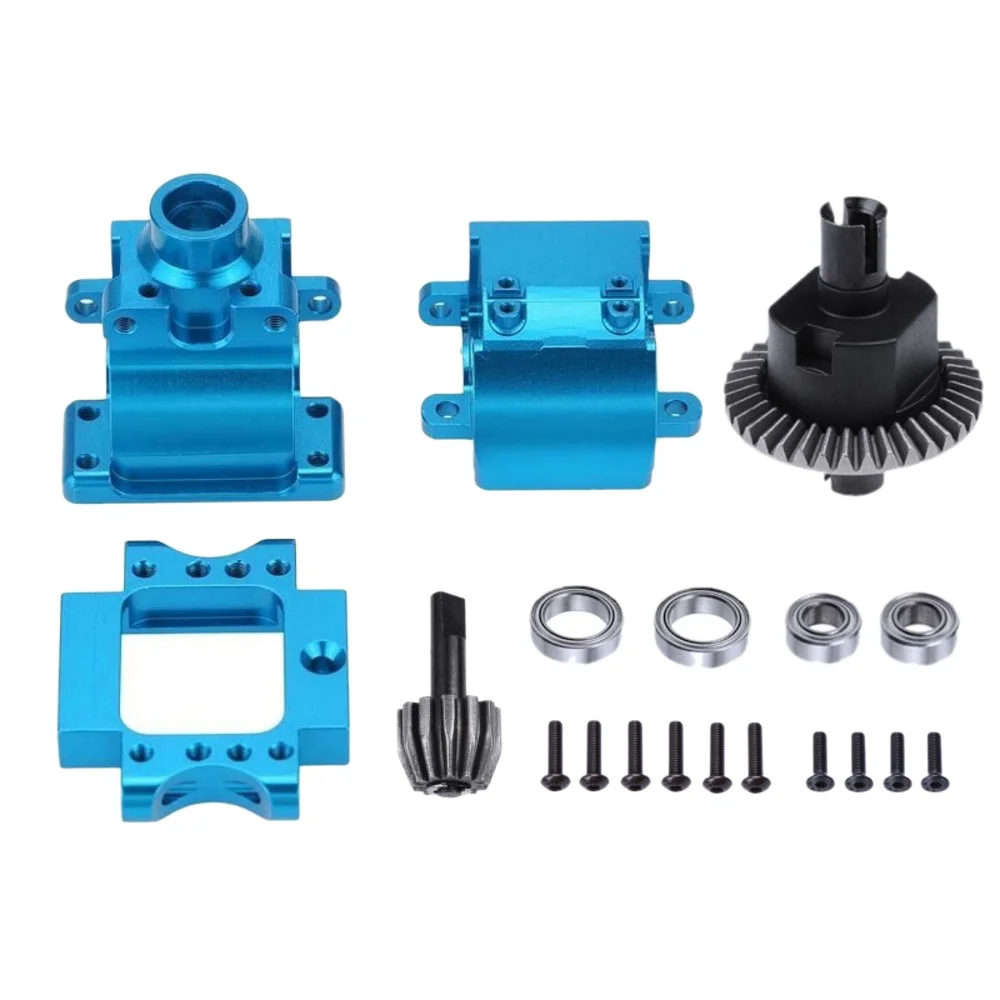 

Metal Differential and Gearbox Gear Box Complete for HSP 94122 94155 94166 94177 94188 1/10 RC Car Upgrade Parts,1