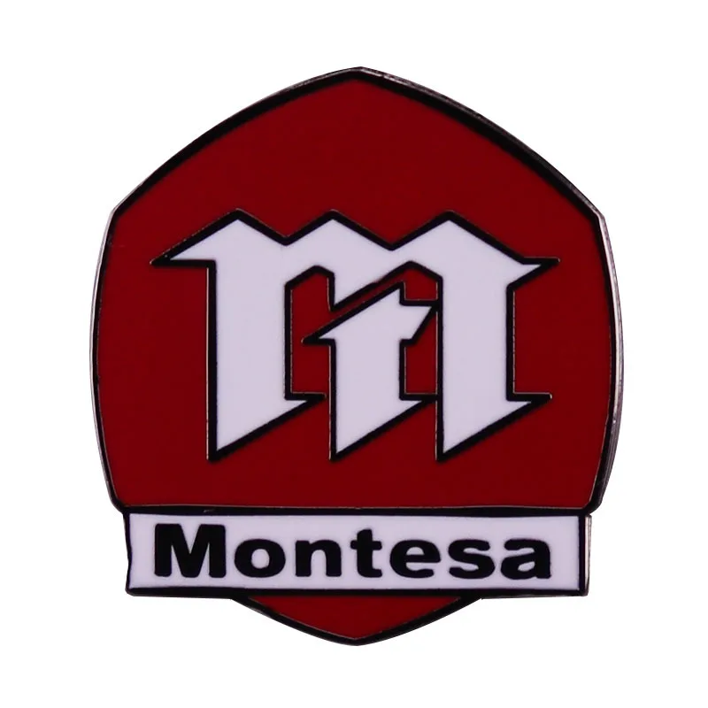 

Montesa Logo Pin Motorcycle Enamel Pin Wrap Clothes Lapel Brooch Fine Badge Fashion Jewelry Friend Gift