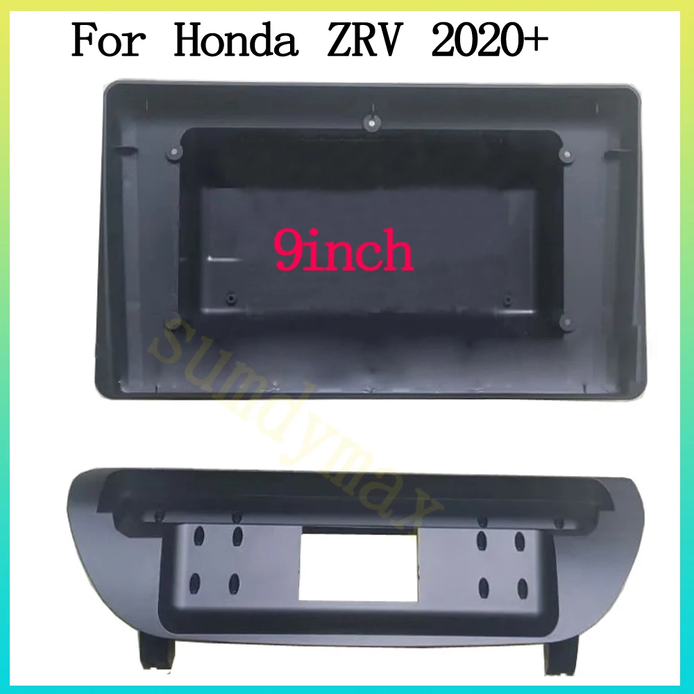 

9inch Car Radio Fascias Frame For HONDA ZRV ZR-V 2022 Stereo Panel Harness Wiring Decoder Mount Kit