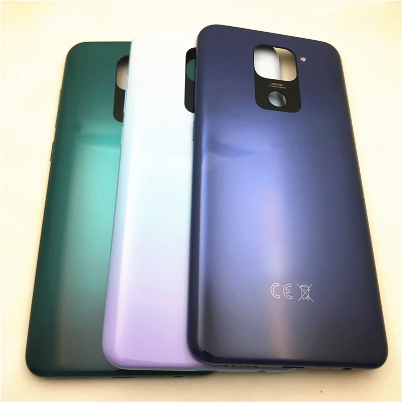 

Original New For Xiaomi Redmi Note 9 / 10X 4G Battery Back Cover Rear Door Housing With Side Key Replacement Parts