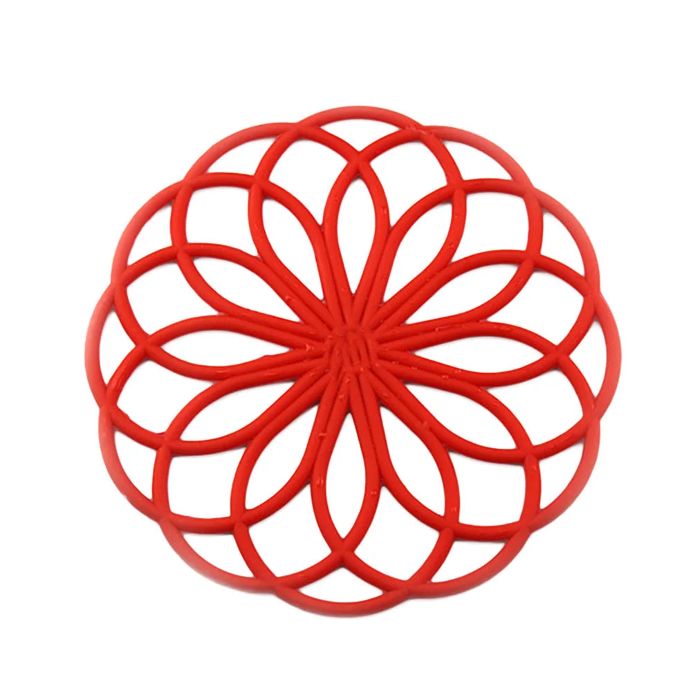 

1 Pc Coaster Round and Bauhinia Pads Non-slip Mat For Home Use)