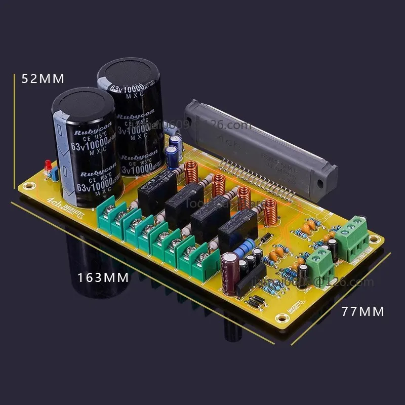 Готовая плата усилителя Hi-Fi класса H RSN311W64 с толстопленочными транзисторами, 300 Вт, 6 каналов, поддержка аудиосистемы 5.1 (art.: 3920dc619fd7b) - 3920dc619fd7b