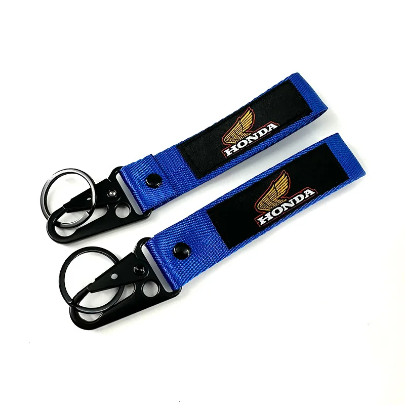 

1 шт., брелок для ключей с лентой, брелок для ключей, держатель для ключей для Honda CBR 125R 954 600 650F 650R 1100XX 1000F CBR 600RR 1000RR