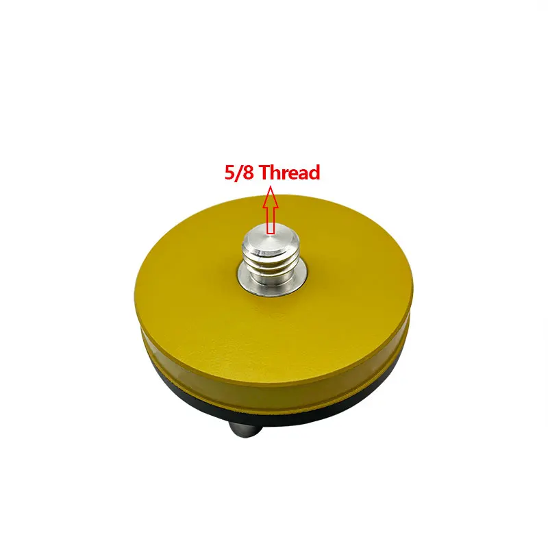 

Fixed Three-Jaw Tribrach Adapter For Total Station GPS Gnss Prism With Centre Screw 5/8X11 Yellow Color