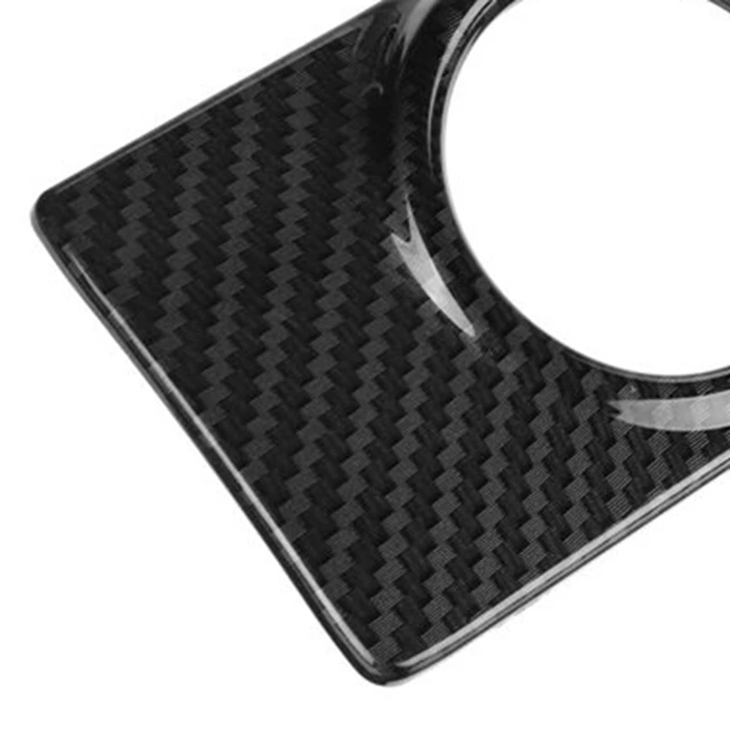 Углеродное волокно датчик вентиляции адаптер крышка приборной панели рамка для