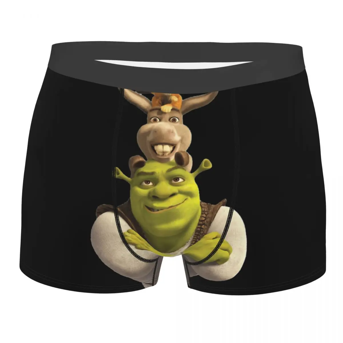 

Shrek Best Friends Ever Underpants Homme Panties Male Underwear Print Couple Sexy Set Calecon