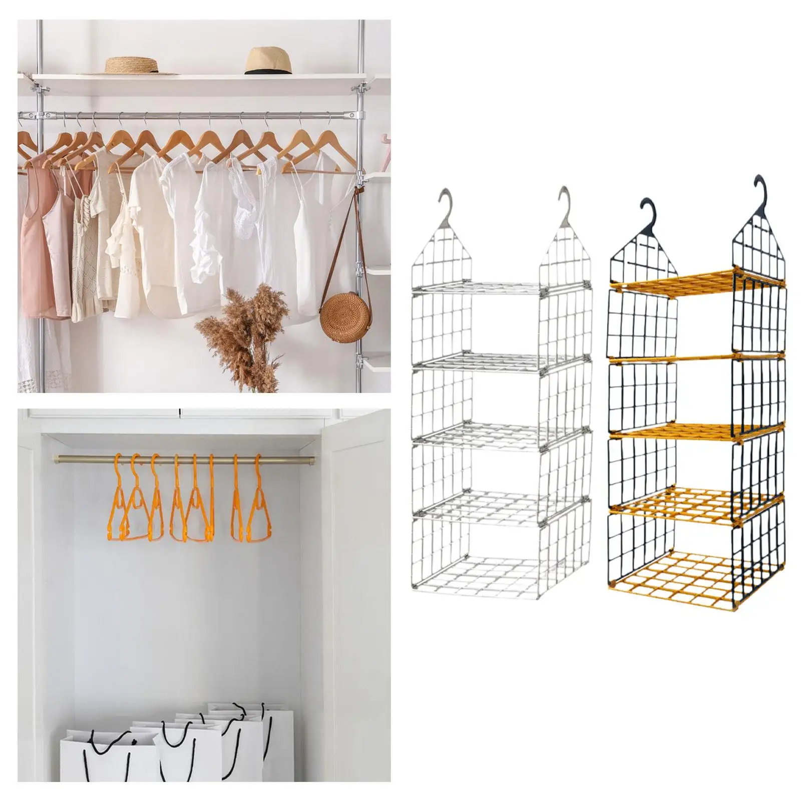 Подвесной органайзер для шкафа портативная подвесная полка сумок носков шкафов