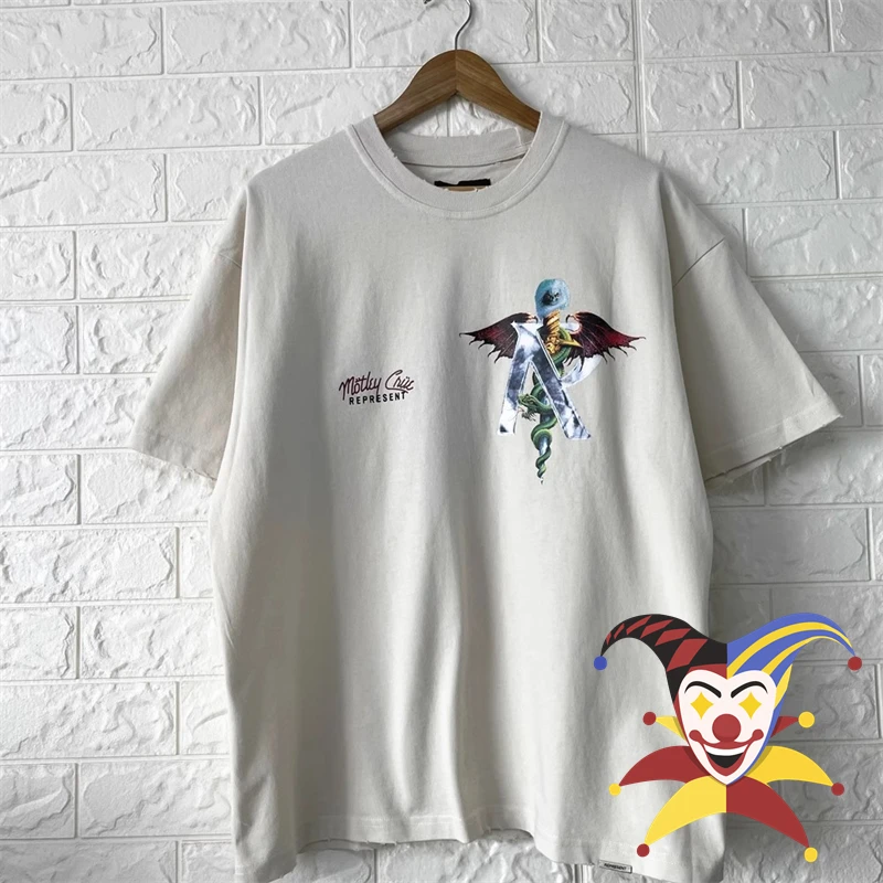 

Skeleton Devil Sword T Shirt Men Women Nice Washed Heavy Fabric Unisex Casual T-shirt Tops Tee