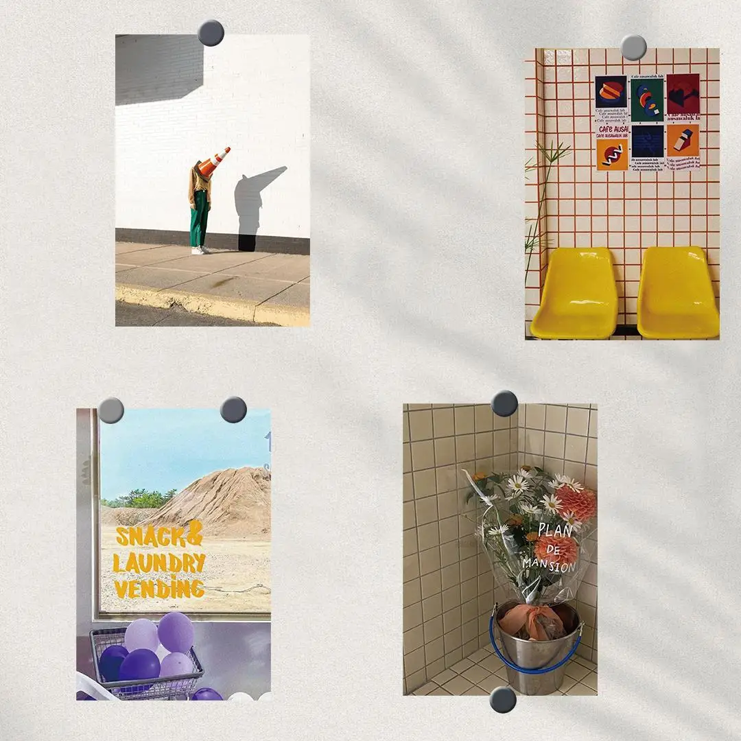 10 шт. романтические маркеры наклейки плакаты карточка для скейтборда кофе