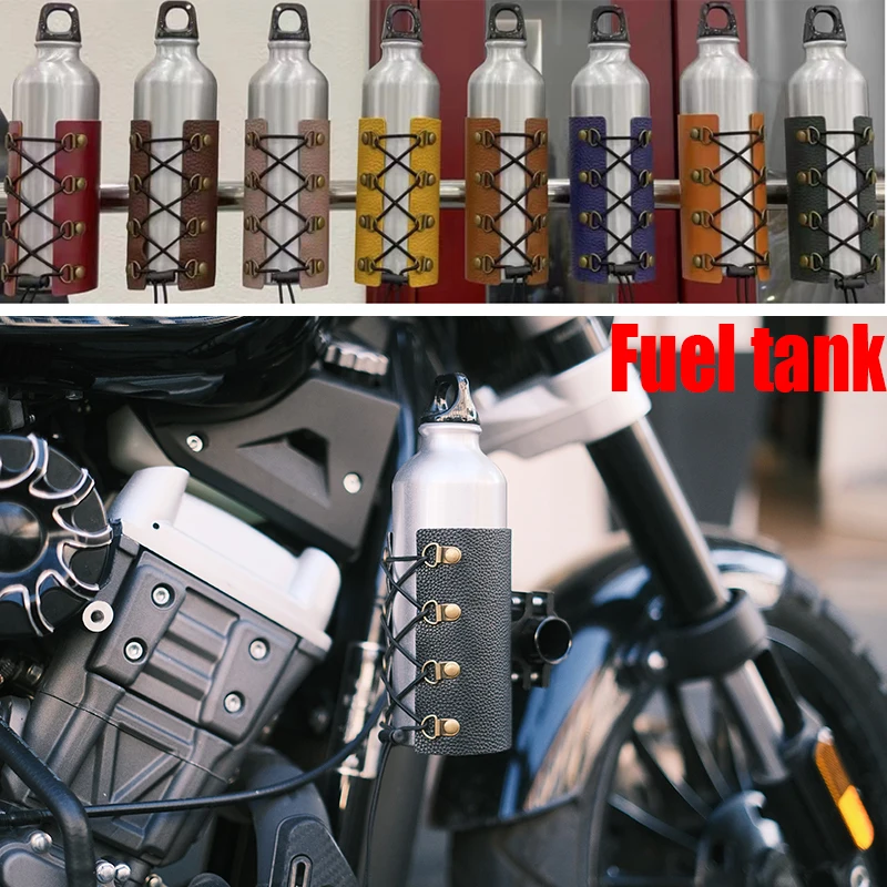 

0.5L Stainless Steel Motorcycle Accessories Fuel Tank Petrol Cans Water Container Jerry Can For Bobber HONDA YAMAHA BWM Harley
