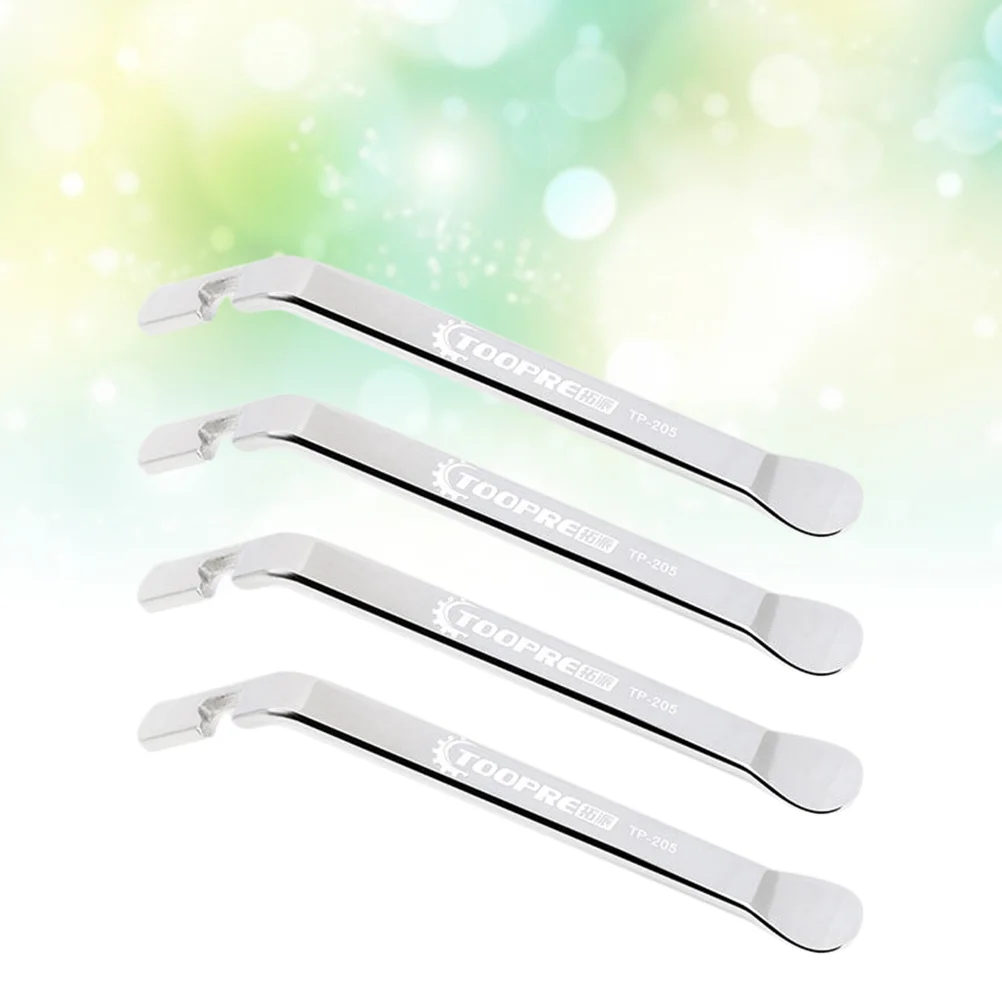 

4Pcs Stainless Steel Tire Levers Tire Crowbar Tyre Opener Tire Repair Tools Tire Pry Bar Accessories Bicycle wheel