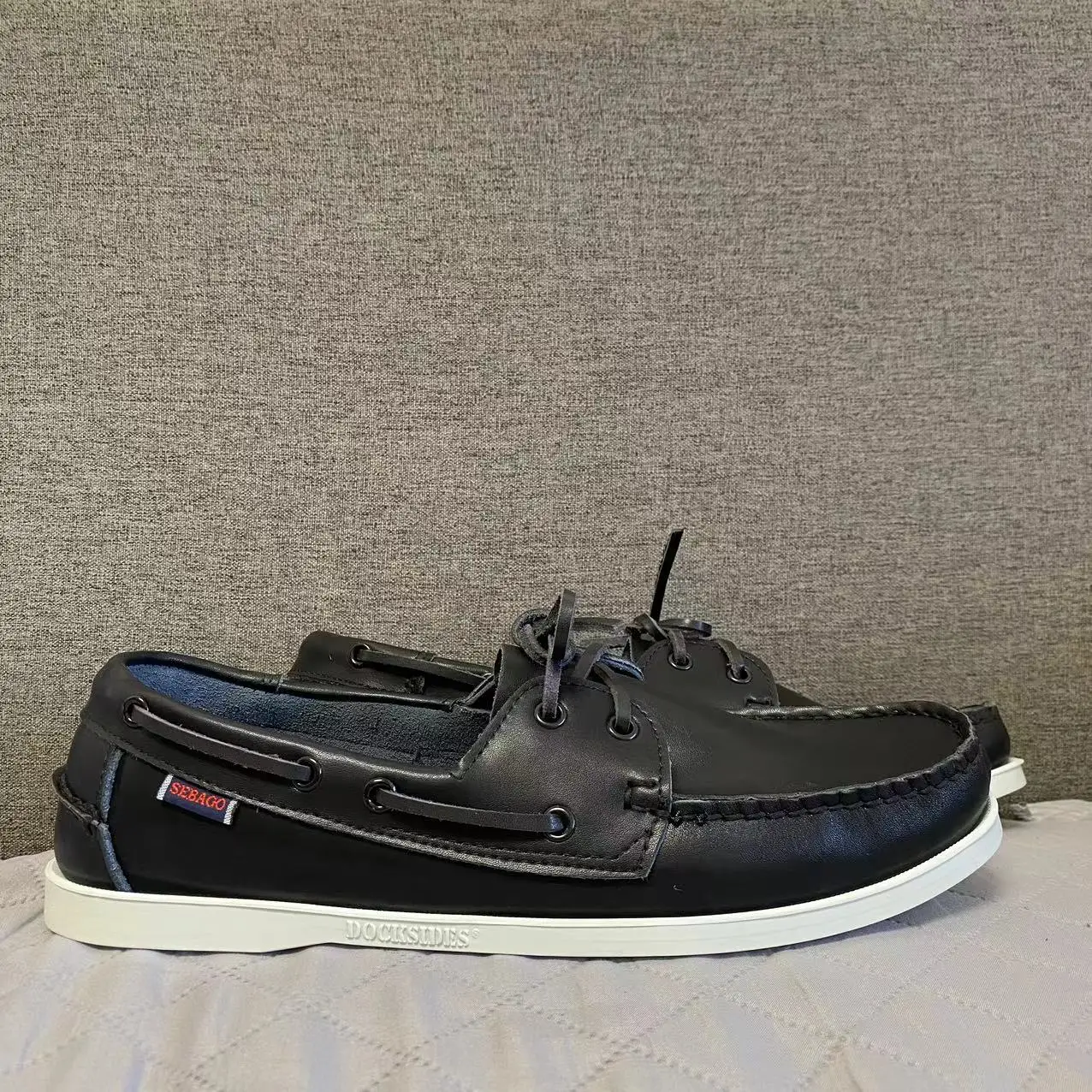 

Мужские Аутентичные туфли seбаго Docksides-высококачественные кожаные туфли-лодочки Moc Toe на шнуровке AC045