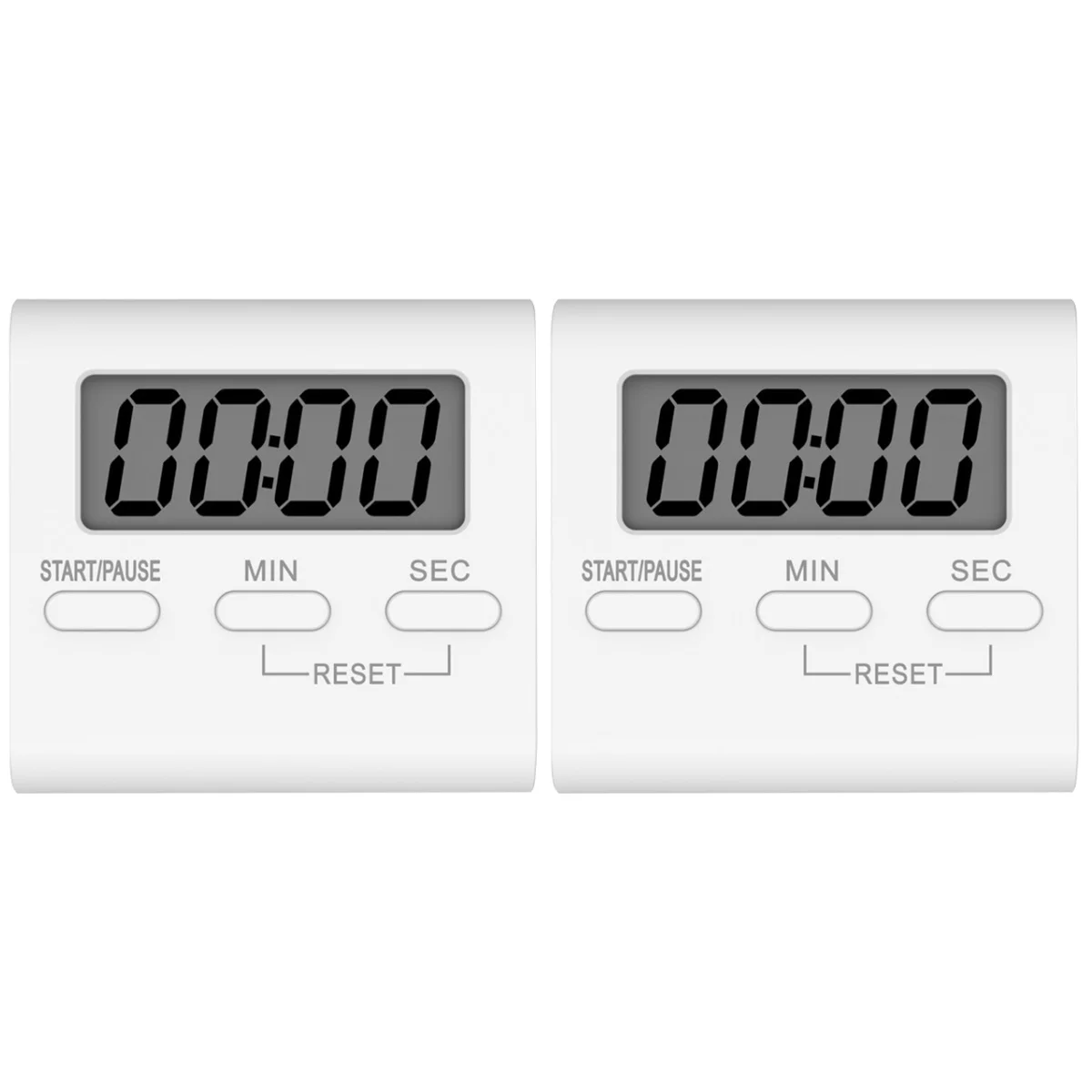 

2 pcs Digital Gym Clock Office Timer Clock Digital Kitchen Timer Time Alarm Clock Stopwatch Countdown Timer Classroom Stopwatch