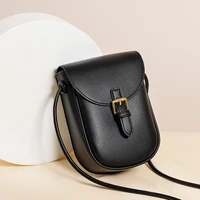 fashion simple womens designer handbag 2022 high quality pu leather women messenger bag phone shoulder crossbody bags black