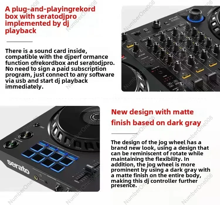 Четырехканальный DJ-плеер DDJ FLX6-GT цифровой DJ-контроллер поддерживает двойное