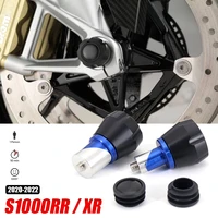 motorcycle front rear axle sliders wheel protection axle protectors crash guard protections for bmw s1000rr s1000xr s1000 rr xr
