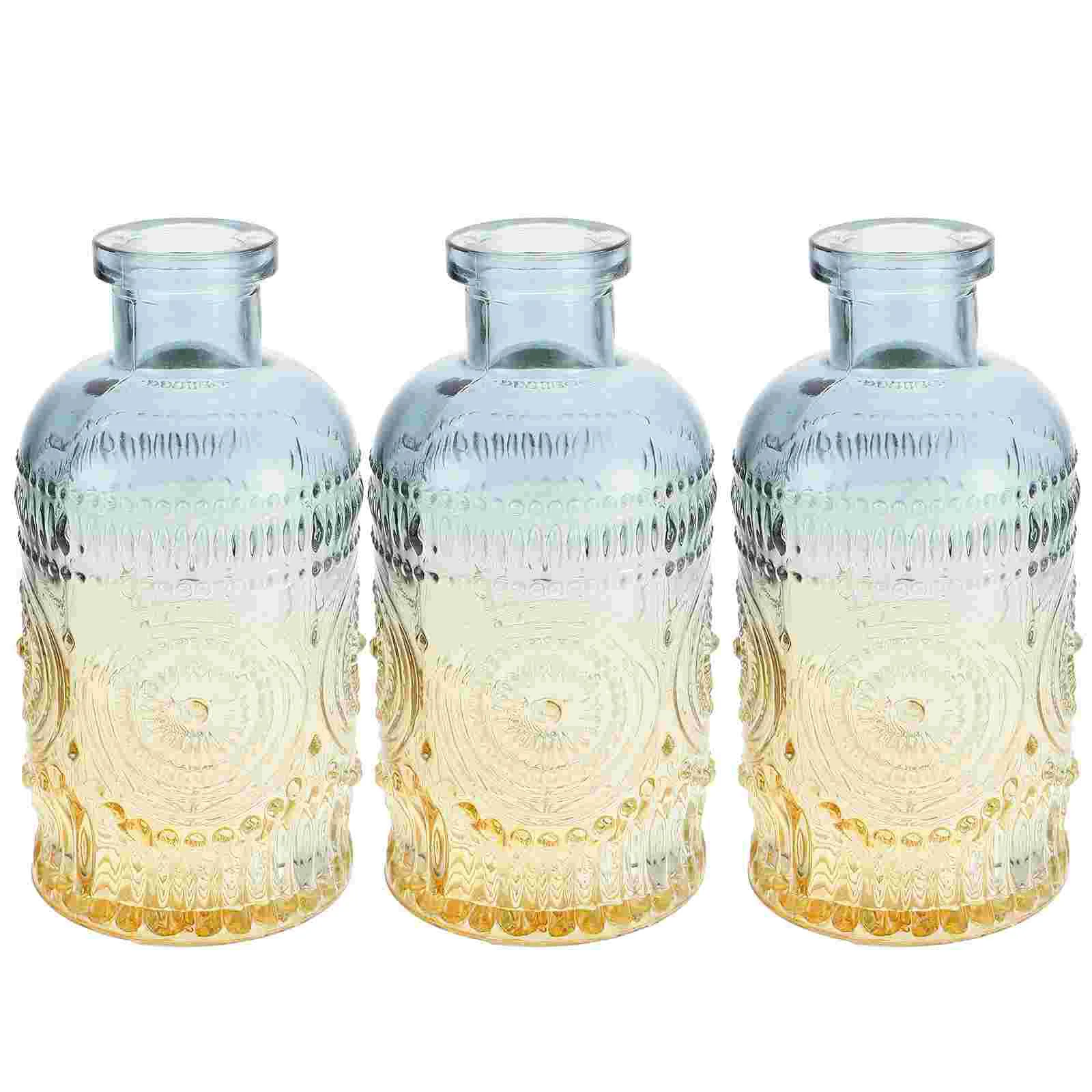 

Vaseflower Vases Bud Floral Hydroponic Planter Crystal Clear Decorative Tallsmall Vintage Potarrangement Decor Container Mini