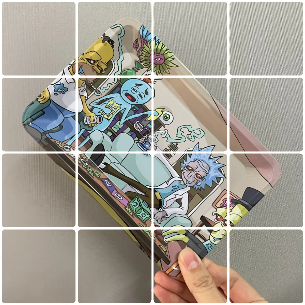 

180*125mm Metal Rolling Tray Collection Smoking Accessories