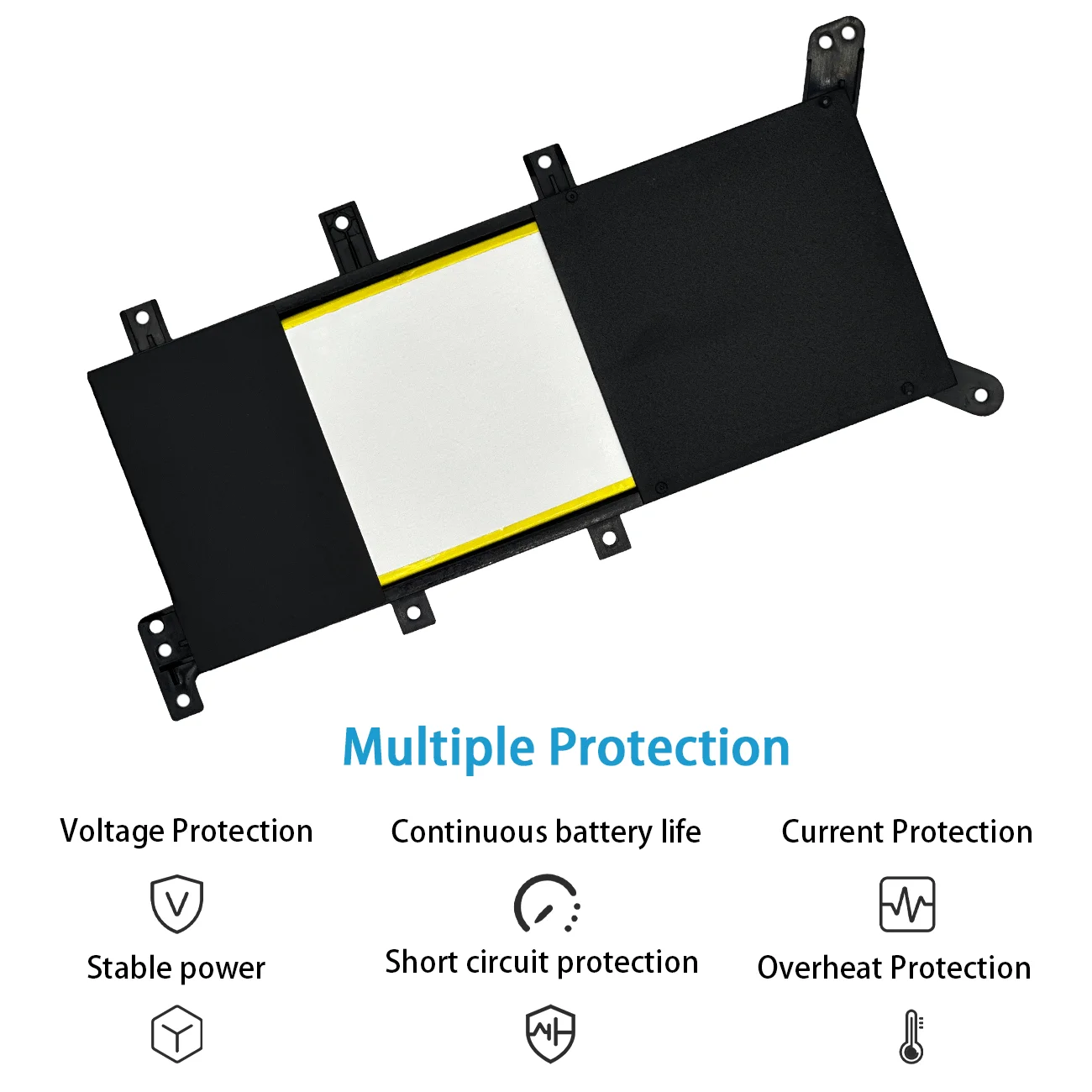 C21N1347 Аккумулятор для ноутбука ASUS K555L F555L A555L X555L X555M F554L X554L VM590L VM590M FL5500L W519L W509L R556L R557L