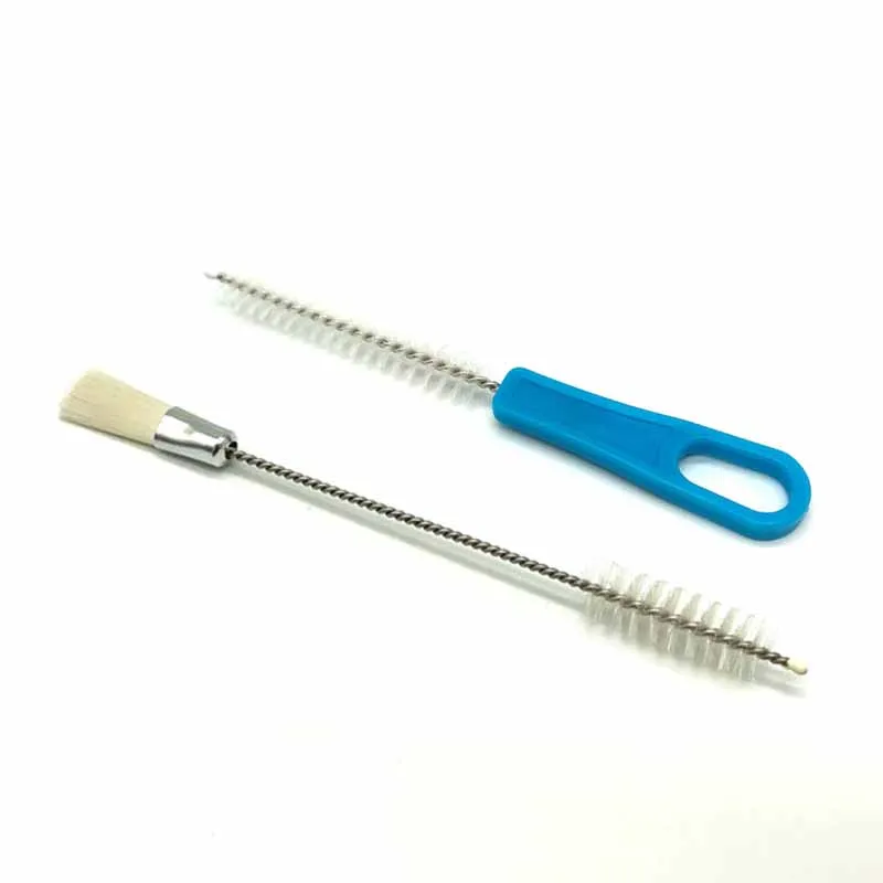 

2 шт. точечная насадка, щетка для чистки с двойной головкой, чистящая щетка для трубопроводов, Цветочная насадка, щетка, нейлоновая щетка, кух...