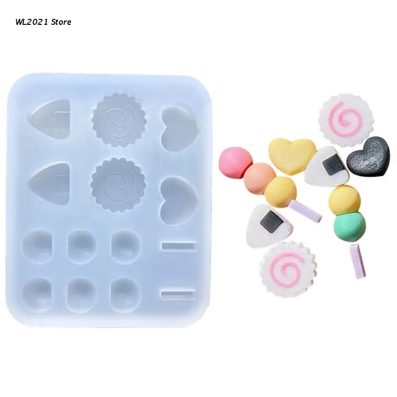 

Candy Heart Silicone Mold Handmade Ornament Mold for Valentine's Day Gift