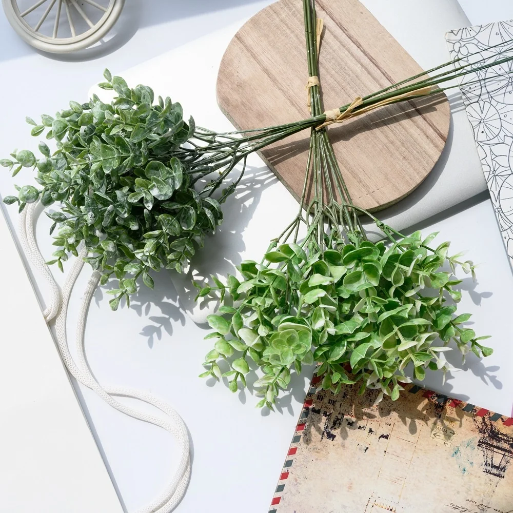 

Eucalyptus Plant Wall Accessories Simulated Flower Home Decoration Hand held Rose Wall Artificial Flower INSYC1078