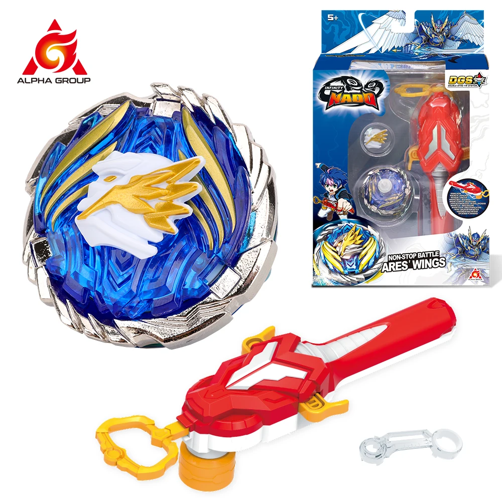 

Infinity Nado 5 Original Series Cracking Panzer Jade Bow Launcher Battle Spinning Top Gyro Anime Kids Toys БейБлэйд