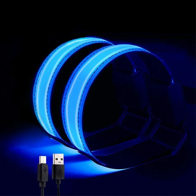 

Outdoor Sport Accessories Charge Glow Hand Strap Light Walker Running Night Light Rechargeable Led Hand Strap Usb Line