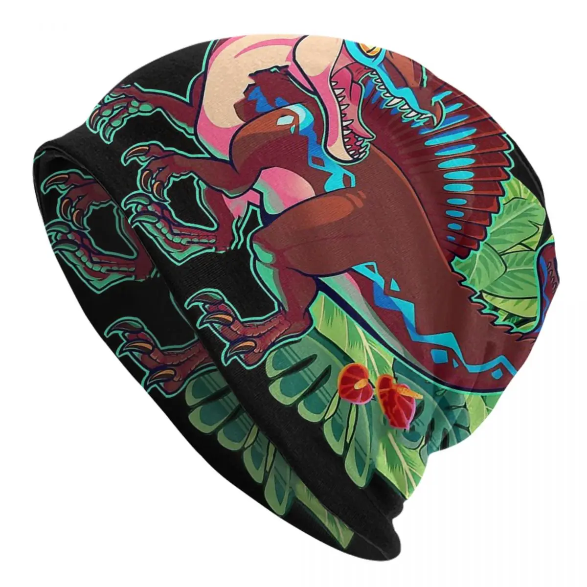 

Hat Spinosaurus Autumn Spring Caps For Men Women Jurassic Park Dinosaur Skullies Beanies Ski Caps Soft Bonnet Hats