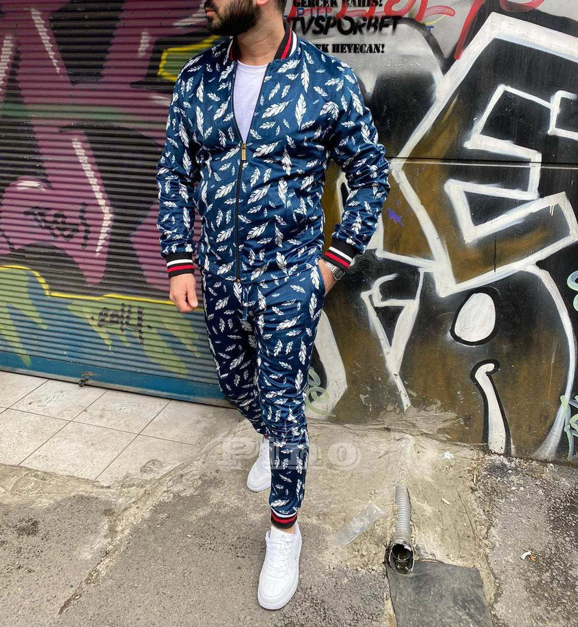 

Модный клетчатый костюм с 3D принтом, мужская спортивная одежда, мужской комплект из куртки, мужской костюм на молнии, Мужской комплект с тол...