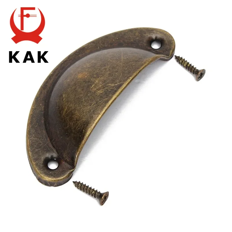 

NEW2023 20PCS Retro Metal Kitchen Drawer Cabinet Door Handle And Furniture Knobs Hardware Cupboard Antique Brass Shell Pull Hand