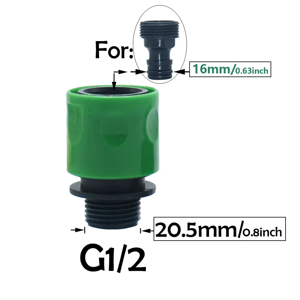 

Соединитель для садового шланга 1/2", пластик, оранжевый/черный