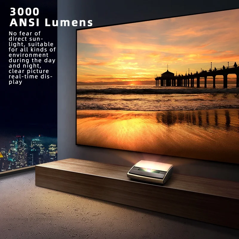 JmGO S3 4K проектор 3D умный домашний кинотеатр видеопроектор на ветровом стекле с