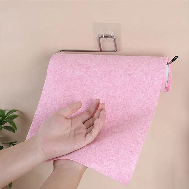 

Lazy Rag Non-Oily Kitchen Paper Washable Wet and Dry Disposable Dish Cleaning Cloth Towel Oil Absorption Household