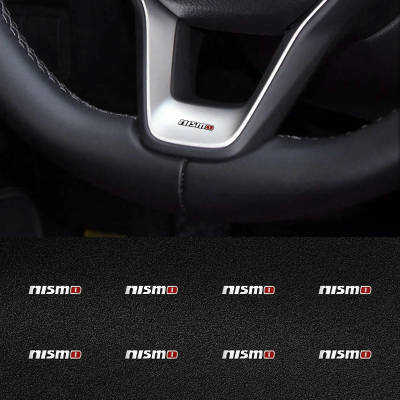 Автомобильная наклейка на руль Автомобильная случайная наклейка для Nissan Nismo Tiida Teana Juke Qashqai j10 j11 Sylphy Qijun Tuda автомобильные аксессуары