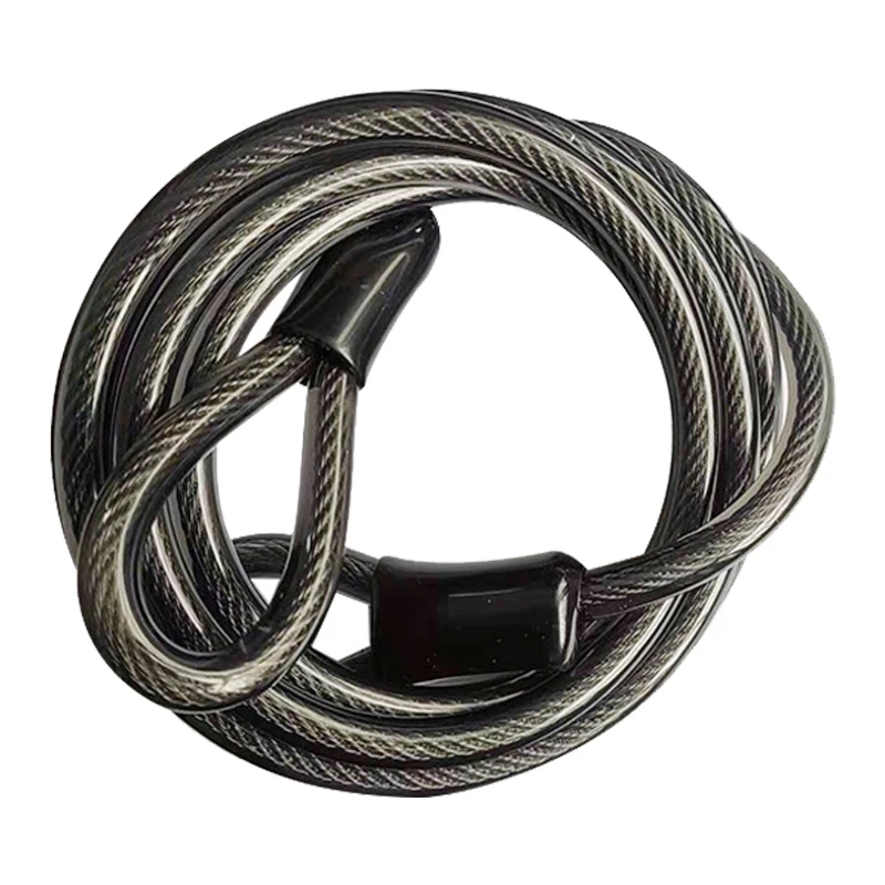 Купи 1.8m Lock Cable Mtb Road Security Steel Anti-theft Wire Rope за 126 рублей в магазине AliExpress